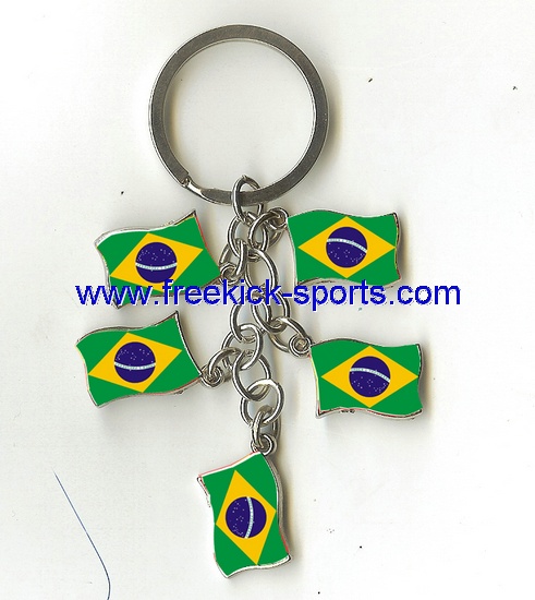 巴西国旗钥匙扣