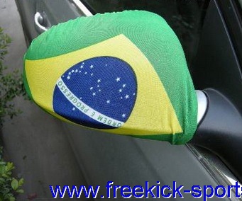 巴西国旗反光镜套