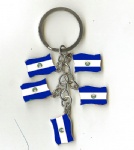 EL Salvador flag key chains