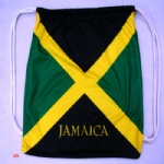 Jamaica flag Drawstring bag