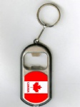 Canada flag led bottle opener