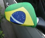 巴西国旗反光镜套